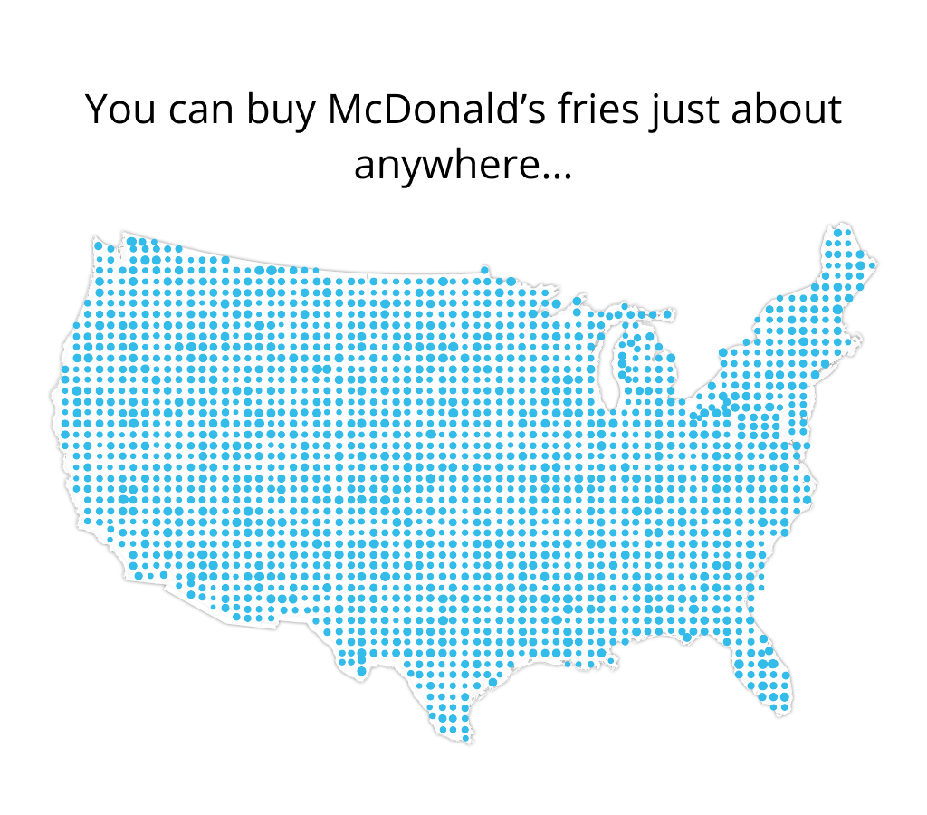 McDonald's locations across the U.S.